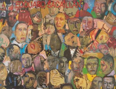 SACAILLAN Edouard   Le visage et la foule. Galerie Dionne. Catalogue d'expo 1996