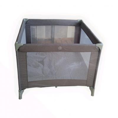 Parc pour b�b� pliable gris en filet avec c�t�s en maille