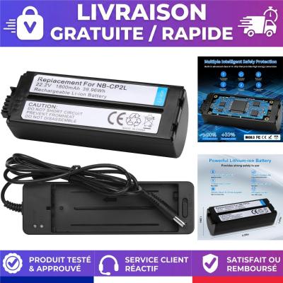 Batterie NB CP2L NB CP1L 1800 mAh   Chargeur pour Canon Selphy CP1500 CP1300