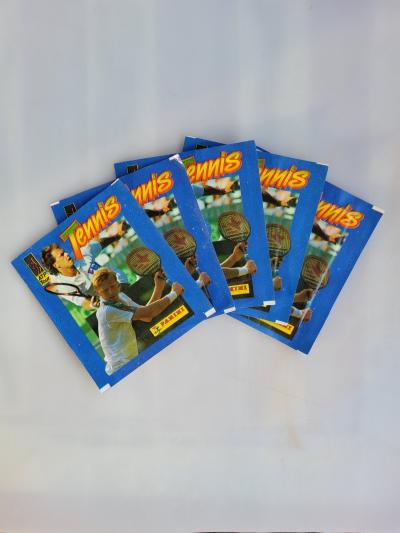 Panini Tennis ATP Tour lot 5 pochettes d autocollants non coll�s joueurs