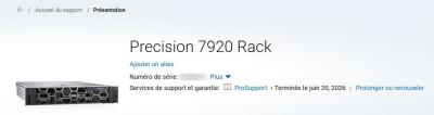 Dell Precision 7920 Rack   Xeon Silver 4216   64 Go RAM ECC   RTX A6000 48 Go