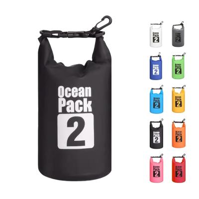 MORAINJAY Dry Bag 2L Imperm�able Roll Top Sac d'emballage Noir Kayak Rafting