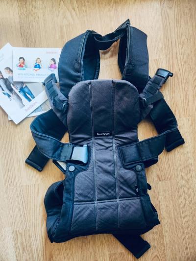 BabyBjorn Porte B�b� BabyBj�rn Noir Bo�te   Notice TBE