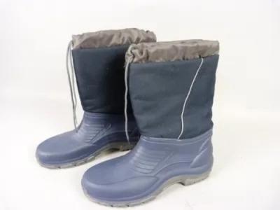 Men's Snow Winter Boots Navy Blue US 14 EU 48 Large Size Drawstring Outdoor