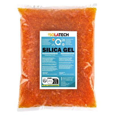 Gel de silice Sac de 1,8kg Orange au Transparent R�utilisable   Sans danger