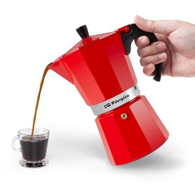Cafeti�re italienne KFR 1240 A 12 tasses rouge   Capacit� extraordinaire