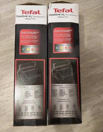 2 plaques � gratin Taille XL pour optigrill XL
