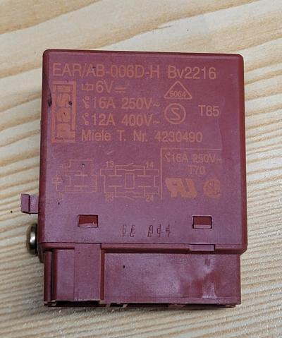 4230490  MIELE Relais de chauffage d'origine pour lave vaisselle TBE