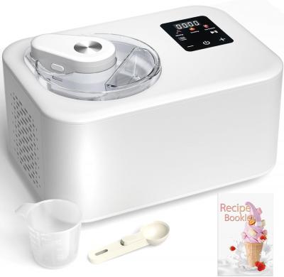 Sorbetiere Turbine a Glace Avec Compresseur Sorbeti�re Electrique 1,2L Machine a