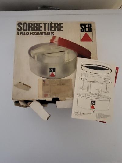 SEB   Sorbetiere SEB Vintage A Pales Escamotables