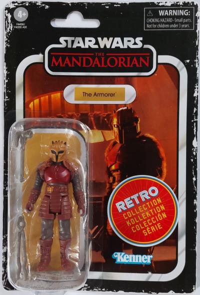 Figurine Retro Star Wars The Mandalorian The Armorer NEUVE 2022 Kenner Hasbro