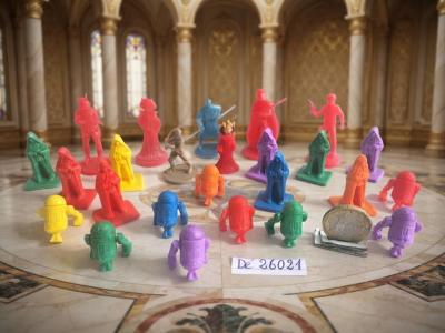(43) star wars joli lot de 25 rares petites figurines en plastique, en l'�tat