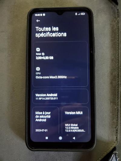 Xiaomi Redmi 9C NFC   64Go   Gris de Minuit (D�verrouill�) (Double SIM)