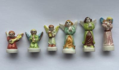 6 F�ves Figurines Anges