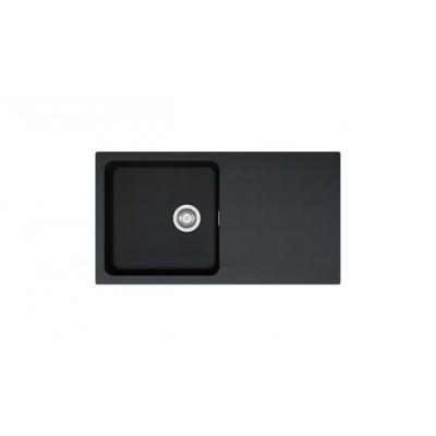 Evier � encaster en tectonite 1 cuve et 1 �gouttoir Orion Carbone FRANKE