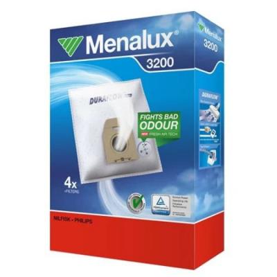 Pack de 4 Sacs aspirateur synth�tiques Menalux 3200 Blanc   Occasion   Tr�s bon
