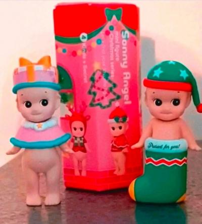 authentique Sonny angel christmas-no�l 2016 lot de 2 collector 10 ans