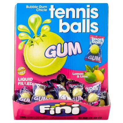 Fini balle de tennis Booom Chewing Gum, 200 pieces