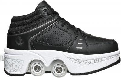 Chaussures de skate et baskets unisexes 2 en 1 avec roues amovibles   Cadeau