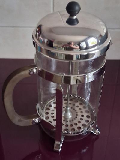 Pyrex Melior Patents cafeti�re � piston verre m�tal, filtre amovible, France