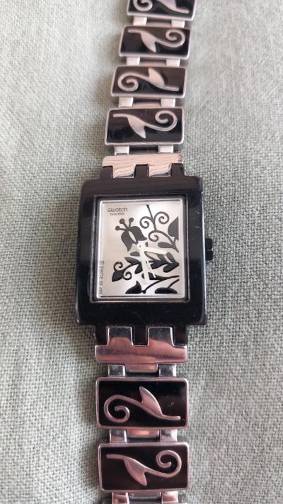 Montre Swatch square Evening Only SUBB111G 2004