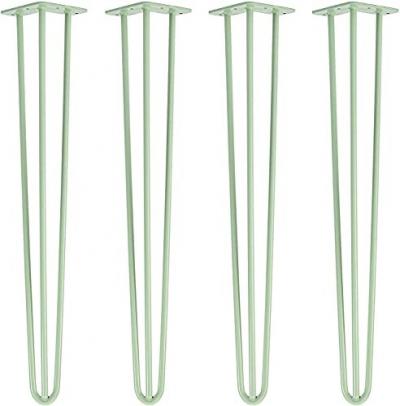 pieds de meubles en �pingle � cheveux en m�tal pour bureau, table � manger