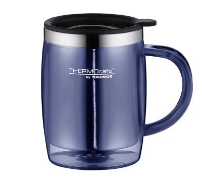 Thermos Thermo Cafe by 4059.256.035 Tasse de Bureau en Plastique Bleu 0,35 l