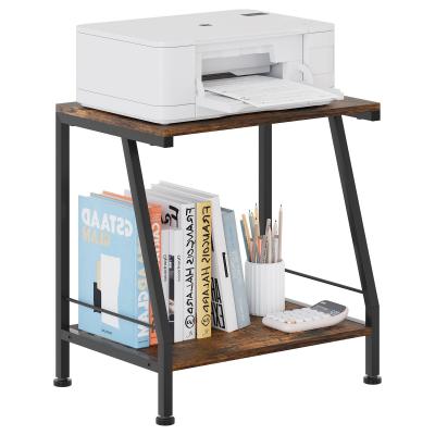 Support D'Imprimante Bois Petite Armoire D'Imprimante Bureau �tag�re De Rangemen