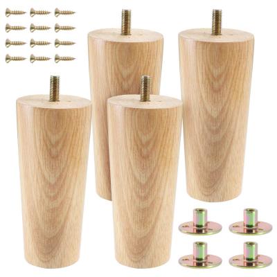 Pieds de meuble en bois massif, 13 cm, pour canap�, divan, lit, fauteuil, armoir