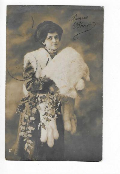Fantasy Card For Women With Fur