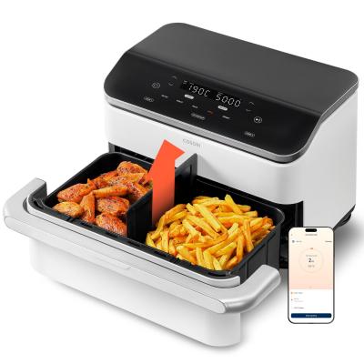 Cosori Air fryer Twinfry 10L Double r�sistance 10 L, Blanc