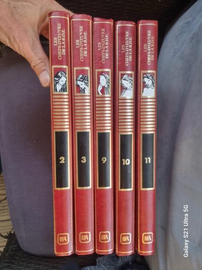 Lot Chefs d  uvre de la B.D.E.   5 volumes reli�s tomes 2,3,9,10,11 EO Rombaldi