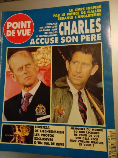 Magazine Point De Vue Prince Charles Lorenza Liechtenstein
