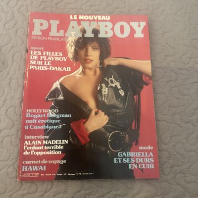PLAYBOY Le Nouveau N� 1 1985 03 LES FILLES DE PLAYBOY SUR LEPARIS DAKAR  BOGART
