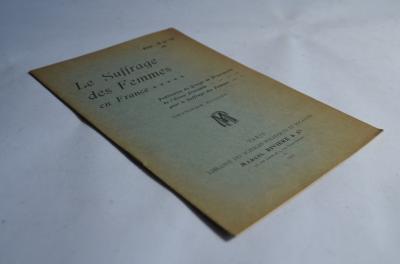 Le suffrage des femmes en France projet Loi Dussaussoy 1910 (54374)