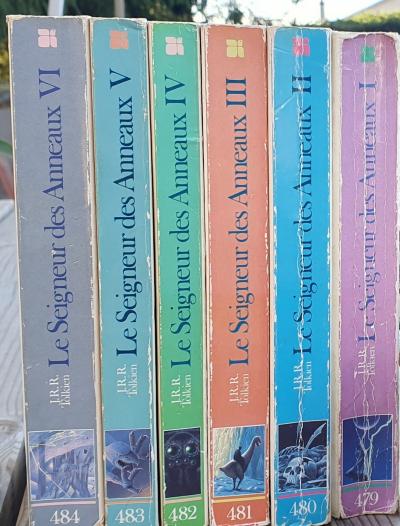 |Lot Complet| J.R.R. Tolkien Le Seigneur des Anneaux lot 6 volumes Folio Junior