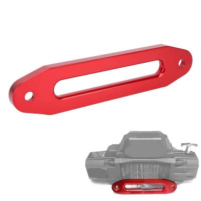 Fen�tre De Treuil 254 mm Hawse Fairlead 8000 15000 Lbs Aluminium   Rouge