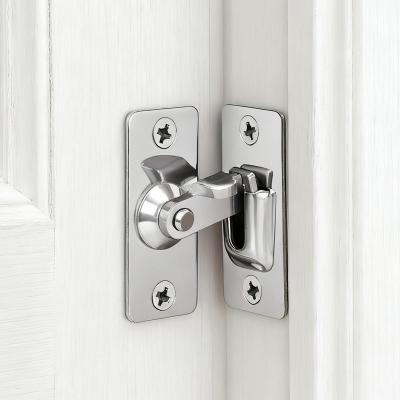 Loquet Porte Coulissante 90� Acier Inox 304 44x19mm    Mat�riau premium   Argent