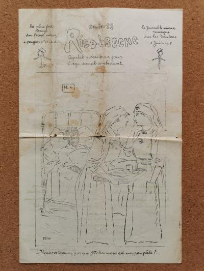 Journal De Tranch�e WW1 RIGOLBOCHE N�12 1er Juin 1915 Poilus Militaria Rare
