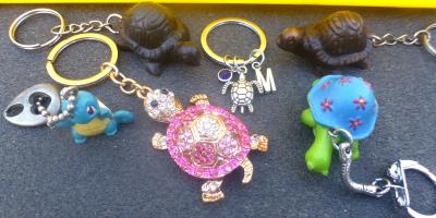 6 Porte Cl�s TORTUE FANTAISIE Key Chain CL� Clef