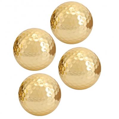Balles de Golf dor�es Cadeaux de Golf Luxueux pour Golfeur Accessoires de Golf