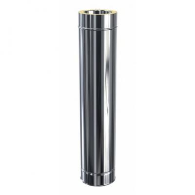 ISOTIP 751008 Tuyau El�ment 100 cm po�le pellets double paroi isol�  NEUF