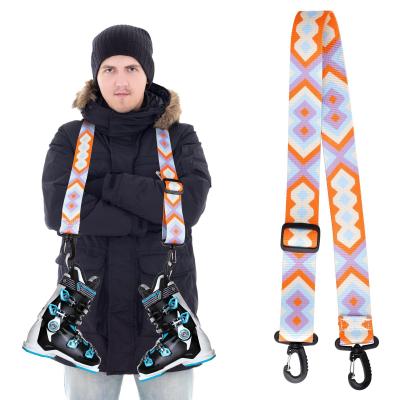 Sangle Baton de Ski, R�glables Sangle Skate avec Boucle Pivotante   Bleu Violet