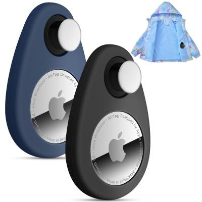 pour Airtag Lot de 2 Coques de Suivi GPS Anti Retrait   Bleu Marine