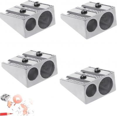 Lot de 4 Taille crayons en Magn�sium de Style Industriel 2 Trous   Argent�.