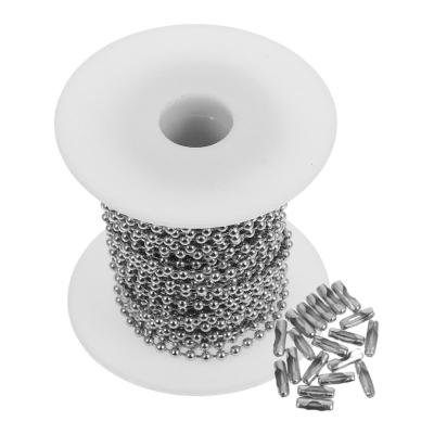 Cha�ne � Perles Facile � Couper en Acier Inoxydable Argent� pour Fabrication de