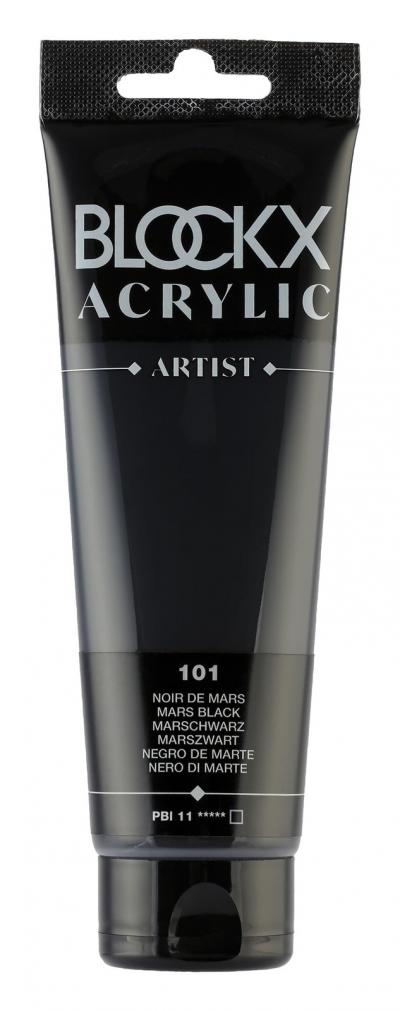 60101BXC Acrylique Fine Opaque Noir de Mars Peintures Accessoires   120ml