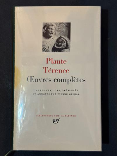 PLAUTE TERENCE ; Oeuvres Comp�tes ; Biblioth�que de la Pl�iade ; 1971 ; BE