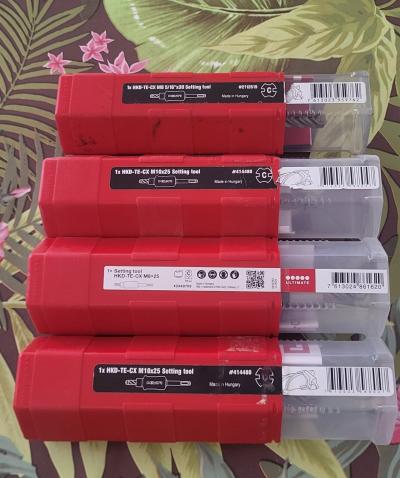 Lot de 4 outils de pose Hilti HKD TE CX