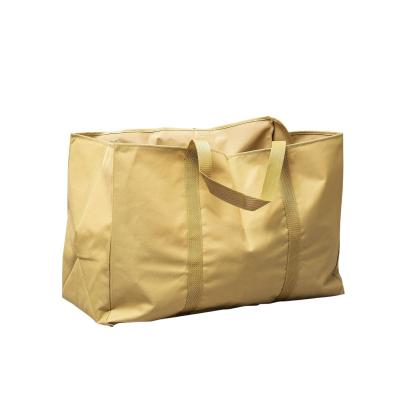 Sac Porte B�ches Polyester Imperm�able 60 x 30 x 40 cm Beige   Solution pratique